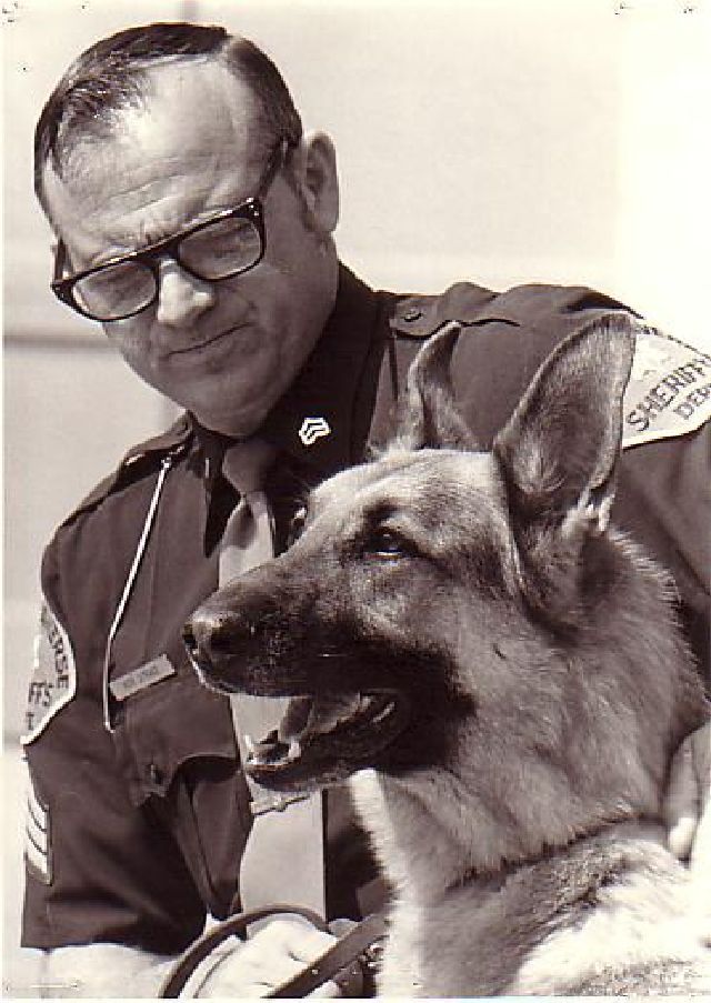 Sergeant Strait and K-9 Lugar