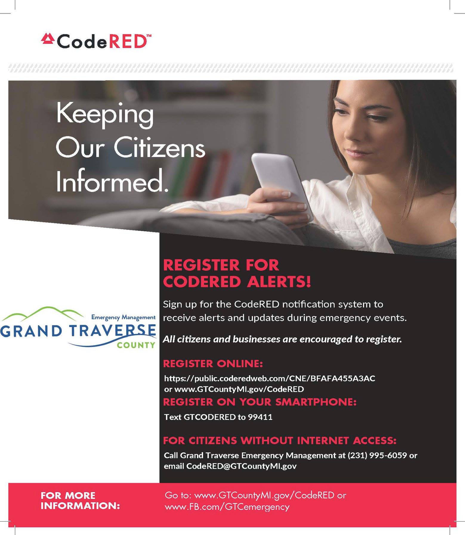 Grand Traverse CodeRED signup 1