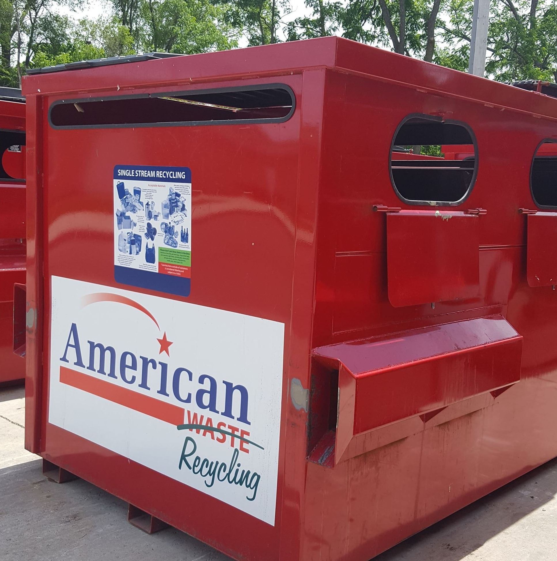 GTC Drop-off site new AW bins