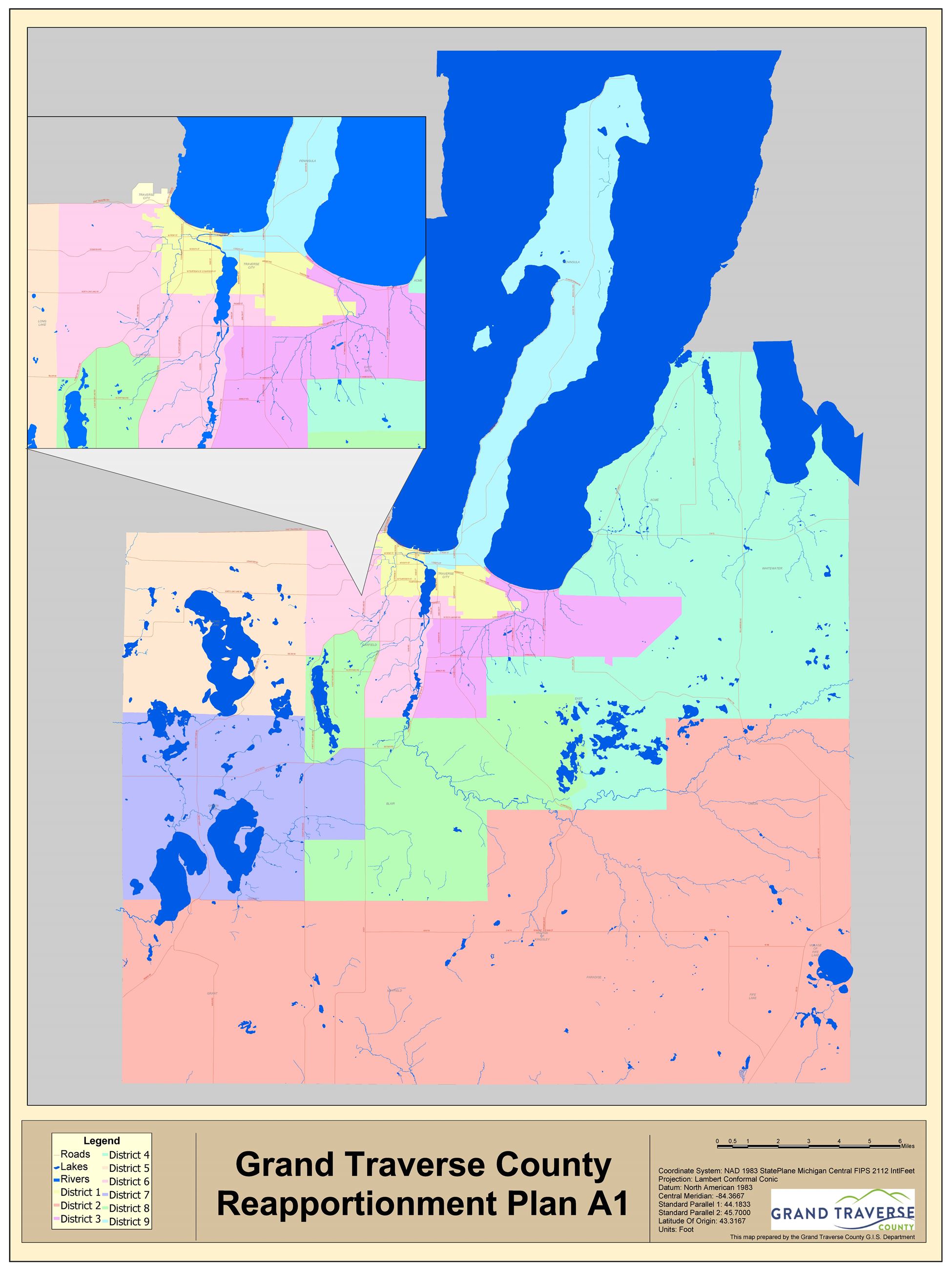 Reapportionment Plan A1 no precincts