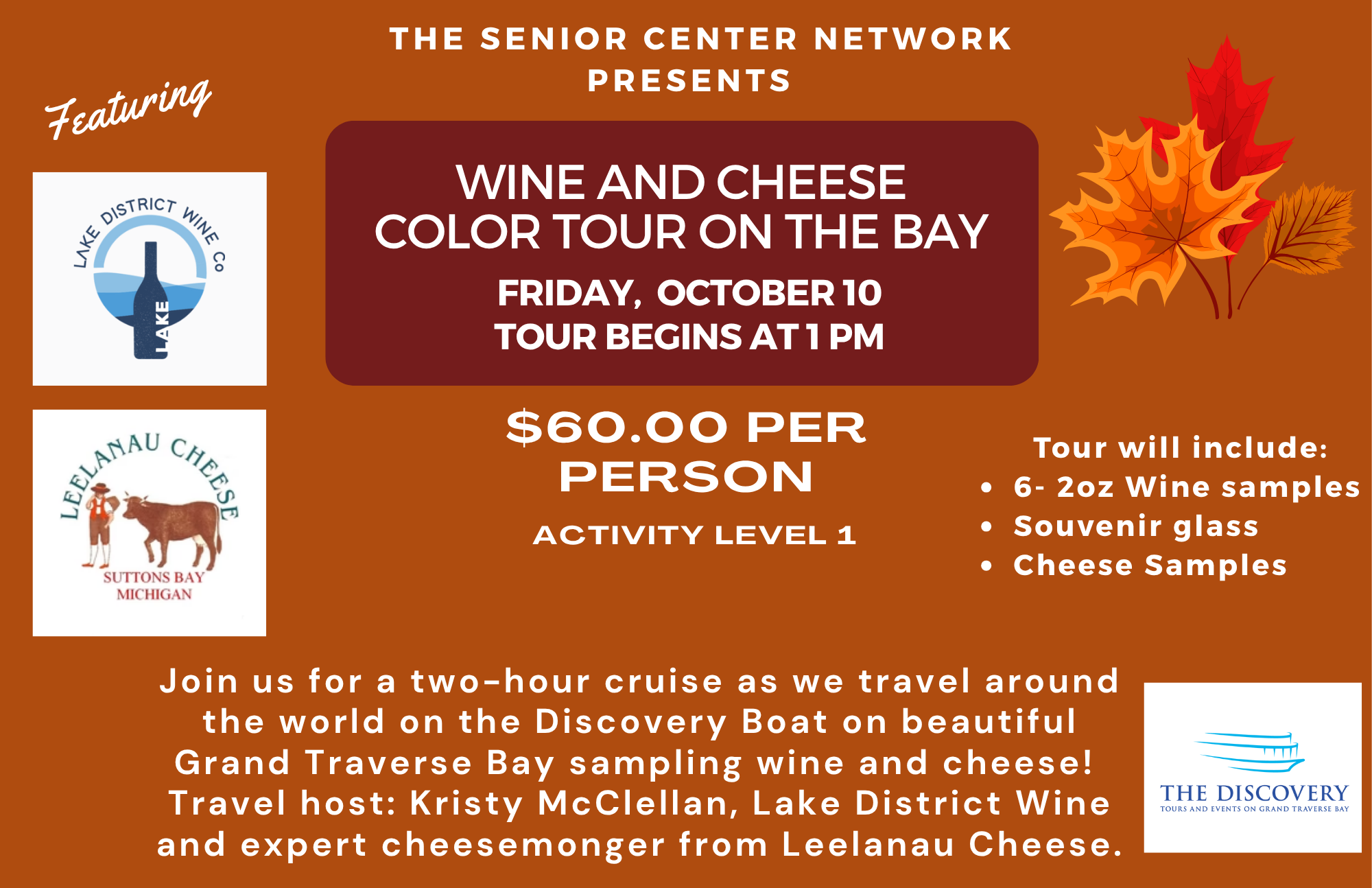 Discovery Tour Wine and Cheese 2025 pic